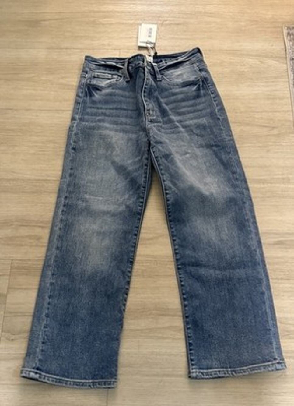 The Fine Print Jeans Womens Size 29 Petite Medium Wash Classic Minimalist NWT